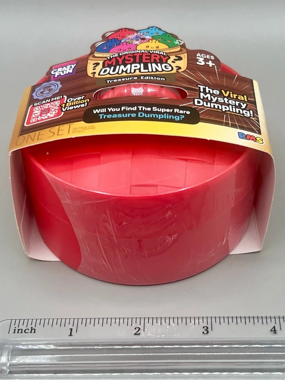 RMS Crazy Fun Mystery Dumpling TREASURE EDITION 🪎❤️ Red -  Viral Squishy Toy NEW